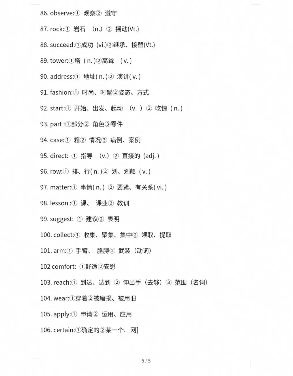 高考英语一次多义重点词-第5张图片-四季读书网 高考英语一次多义重点词-第5张图片-四季读书网