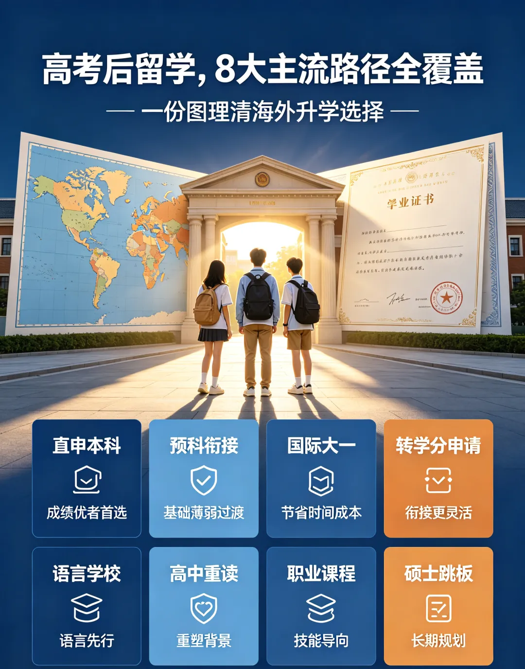高考后留学,选对赛道比盲目努力更重要——8条路径、4个时间节点、20+国家,一篇讲透-第4张图片-四季读书网 高考后留学,选对赛道比盲目努力更重要——8条路径、4个时间节点、20+国家,一篇讲透-第4张图片-四季读书网