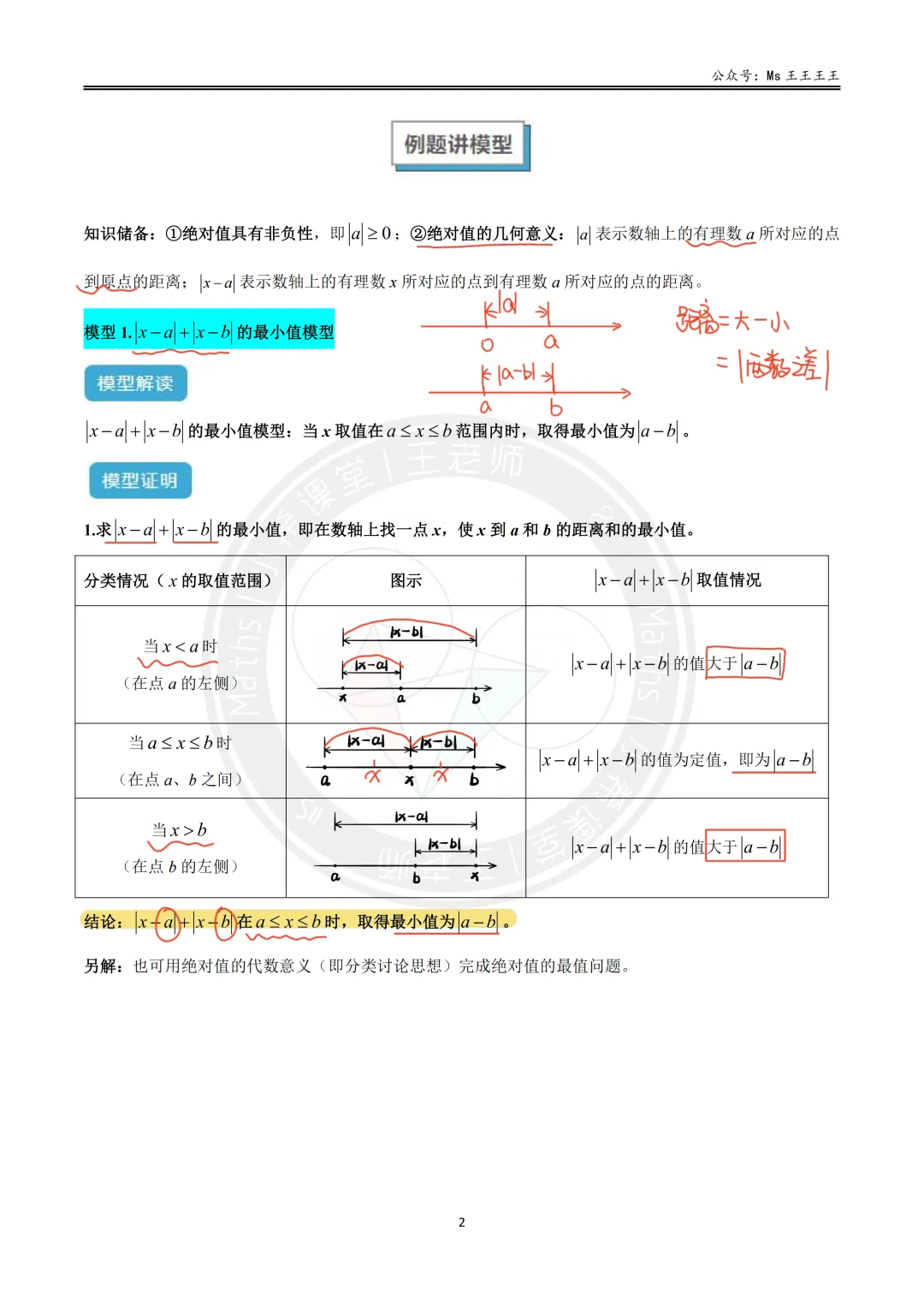 初一上2-绝对值六大模型之一-|x-a|+|x-b|的最小值模型-第6张图片-四季读书网 初一上2-绝对值六大模型之一-|x-a|+|x-b|的最小值模型-第6张图片-四季读书网