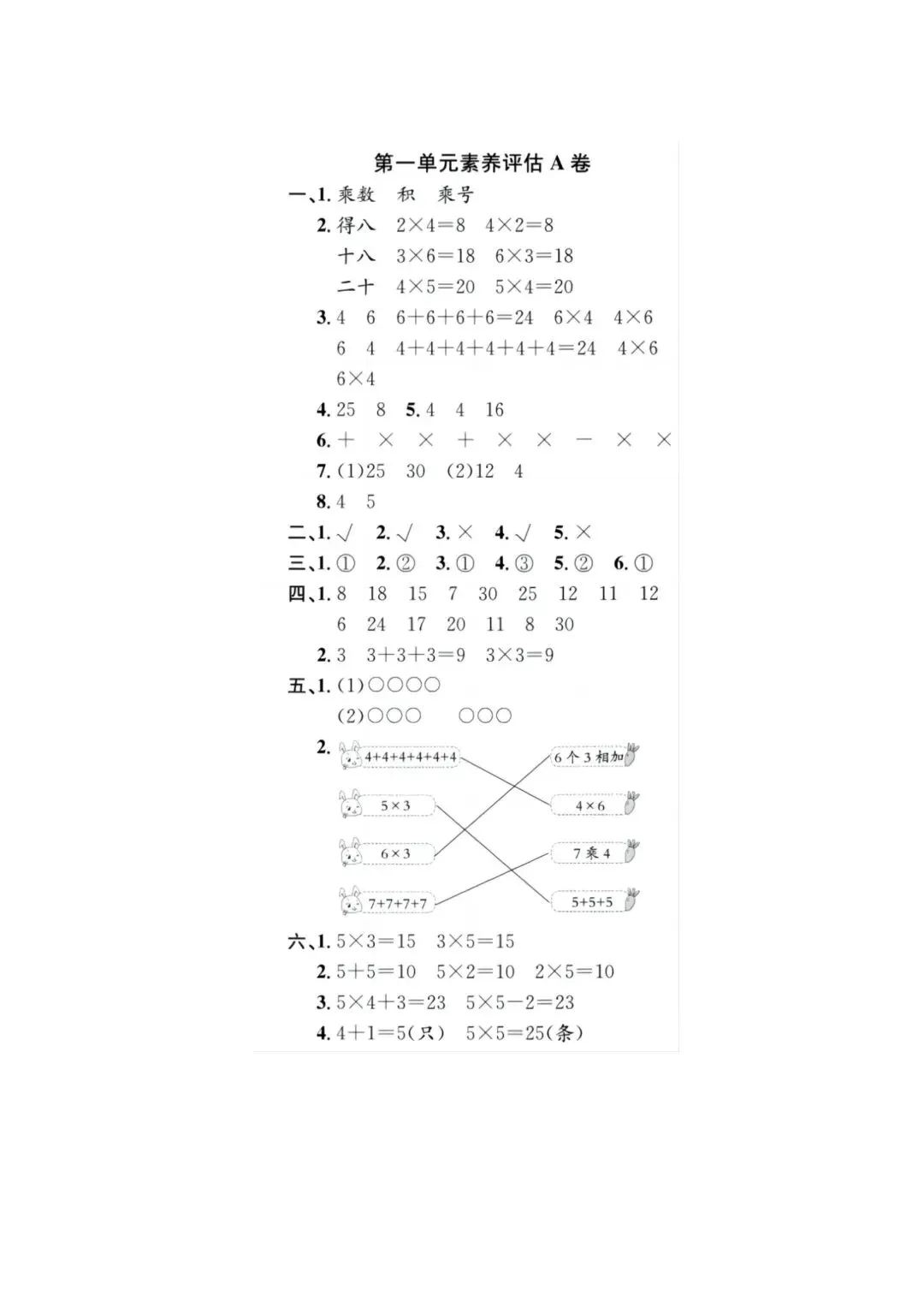 2026《二年级上册数学质量+拔尖检测试卷》(青岛 54 版) 电子版可下载可打印-第5张图片-四季读书网 2026《二年级上册数学质量+拔尖检测试卷》(青岛 54 版) 电子版可下载可打印-第5张图片-四季读书网