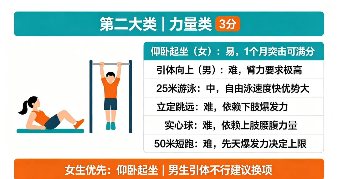 中考体育选科攻略:选对项目等于白送分?这张表家长都在存-第11张图片-四季读书网 中考体育选科攻略:选对项目等于白送分?这张表家长都在存-第11张图片-四季读书网