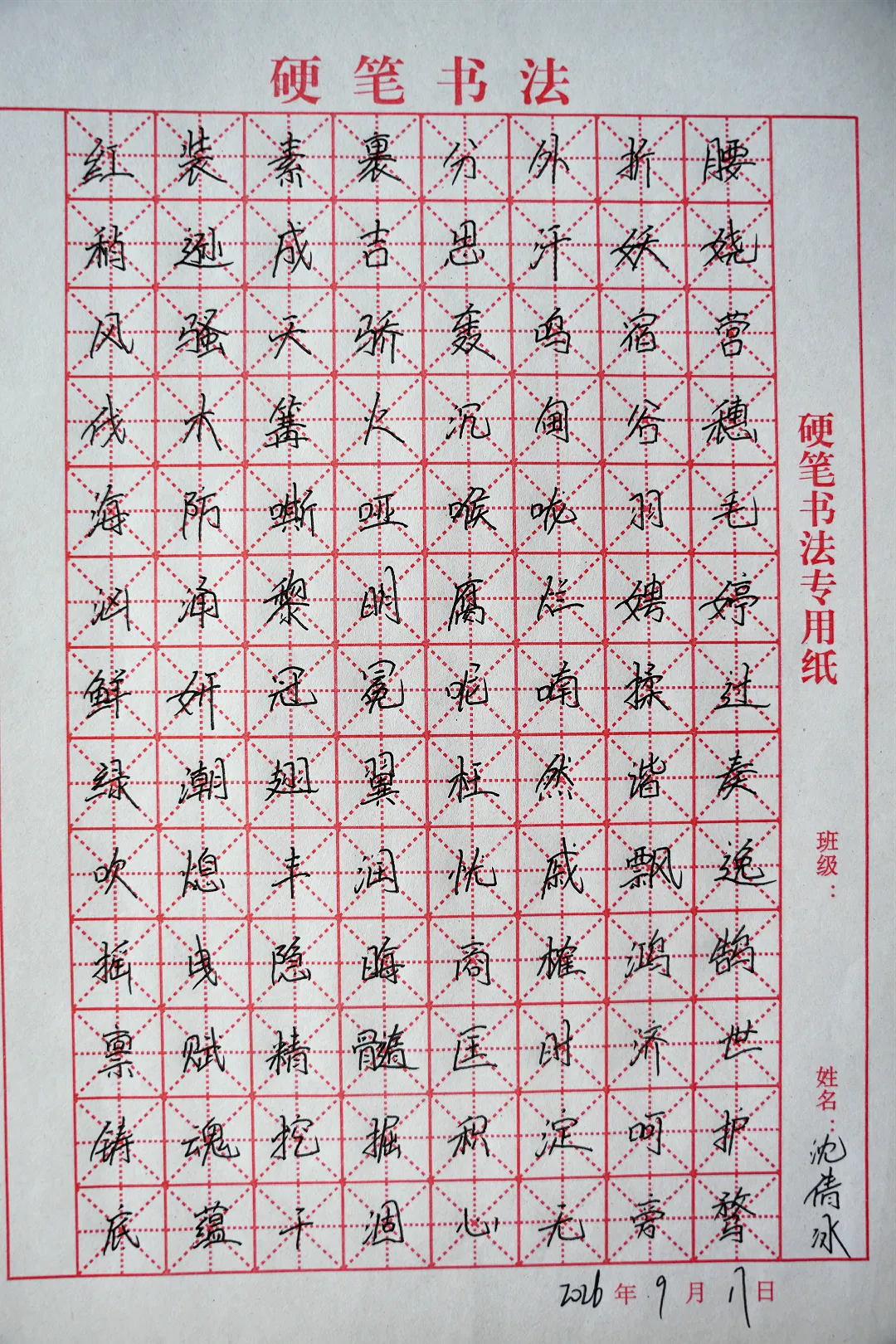 笔墨润心性 书写助中考|树人文茂中学九年级开展专项练字提质活动-第19张图片-四季读书网 笔墨润心性 书写助中考|树人文茂中学九年级开展专项练字提质活动-第19张图片-四季读书网