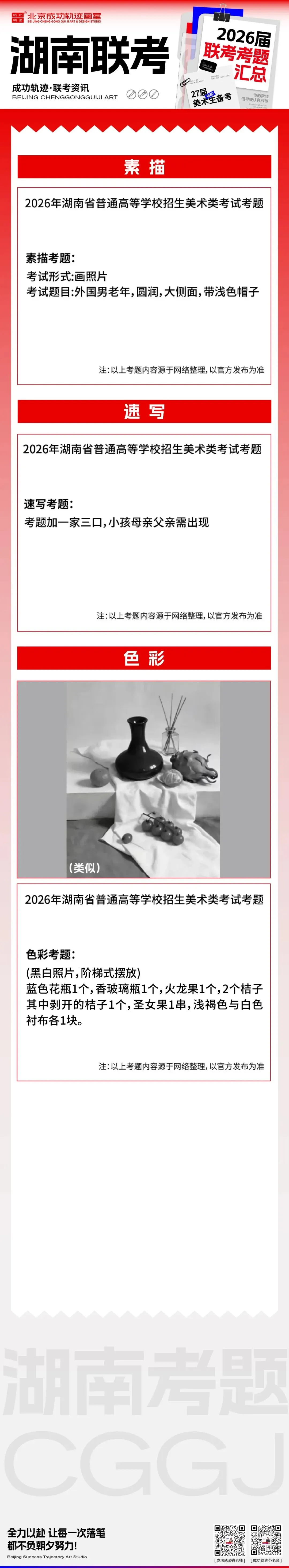 【联考三科真题】2026届各省美术联考真题汇总!27届美术生备考速看-第16张图片-四季读书网 【联考三科真题】2026届各省美术联考真题汇总!27届美术生备考速看-第16张图片-四季读书网