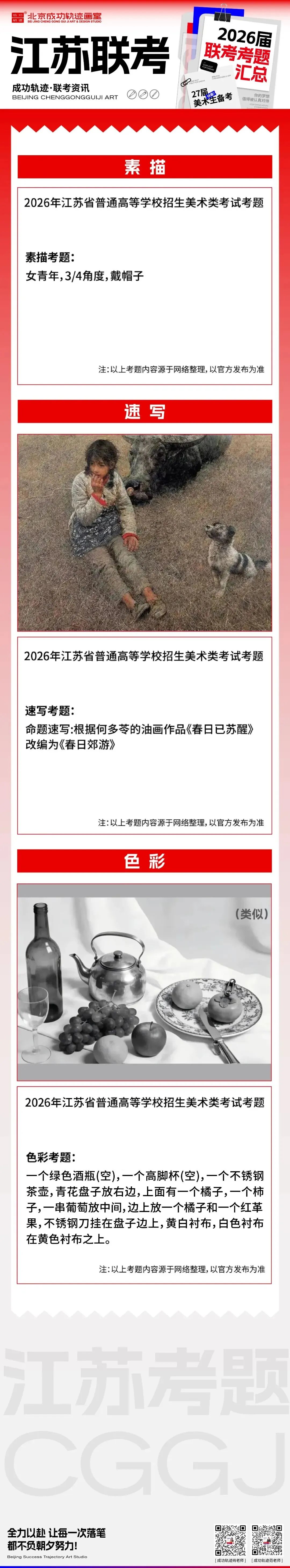 【联考三科真题】2026届各省美术联考真题汇总!27届美术生备考速看-第27张图片-四季读书网 【联考三科真题】2026届各省美术联考真题汇总!27届美术生备考速看-第27张图片-四季读书网