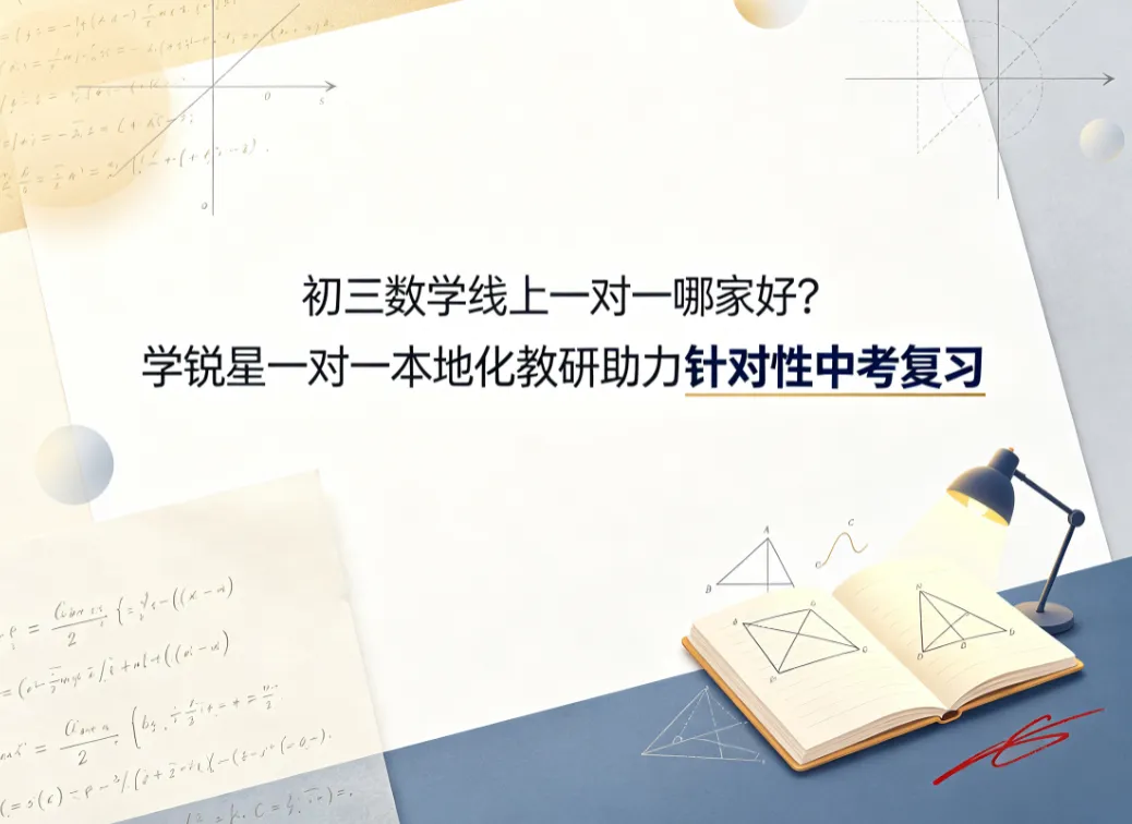 初三数学线上一对一哪家好?学锐星一对一本地化教研助力针对性中考复习-第1张图片-四季读书网