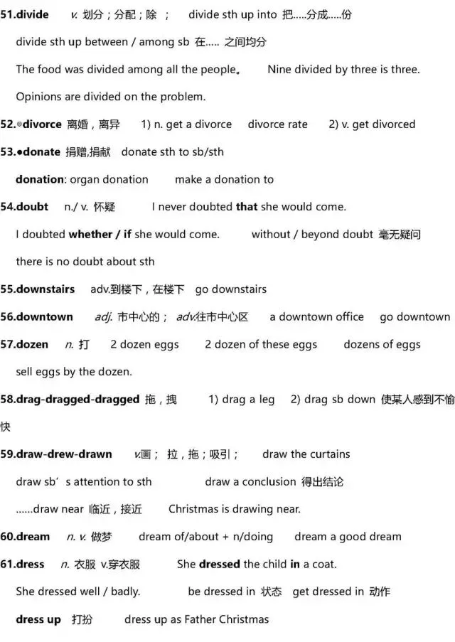 干货 | 高考英语3500词超全解析!只此一版,抓紧时间背!-第41张图片-四季读书网 干货 | 高考英语3500词超全解析!只此一版,抓紧时间背!-第41张图片-四季读书网