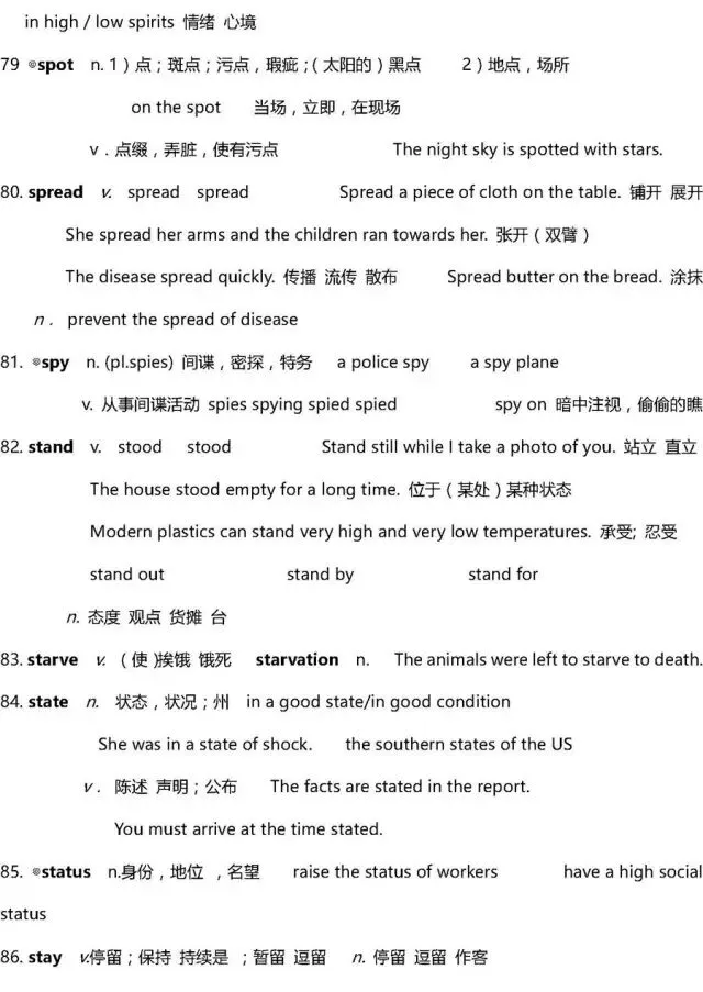 干货 | 高考英语3500词超全解析!只此一版,抓紧时间背!-第113张图片-四季读书网 干货 | 高考英语3500词超全解析!只此一版,抓紧时间背!-第113张图片-四季读书网