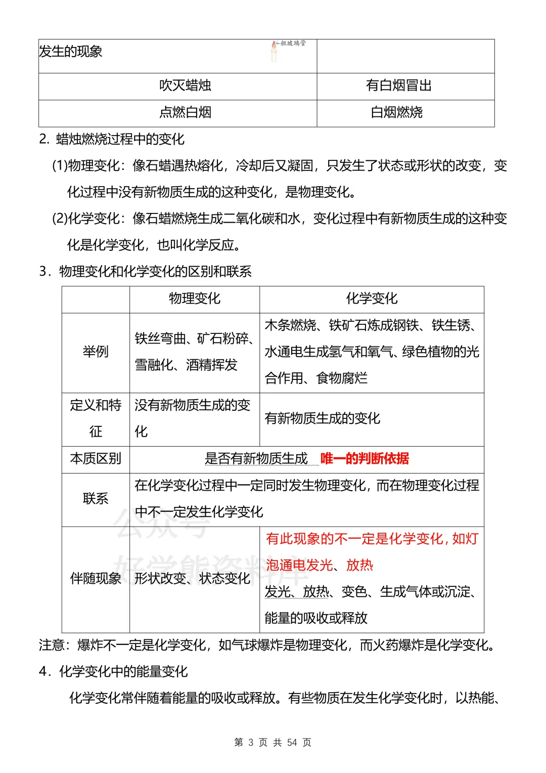 【开学预习】2026沪教版初三九年级上册化学电子课本全册知识点总结-第3张图片-四季读书网