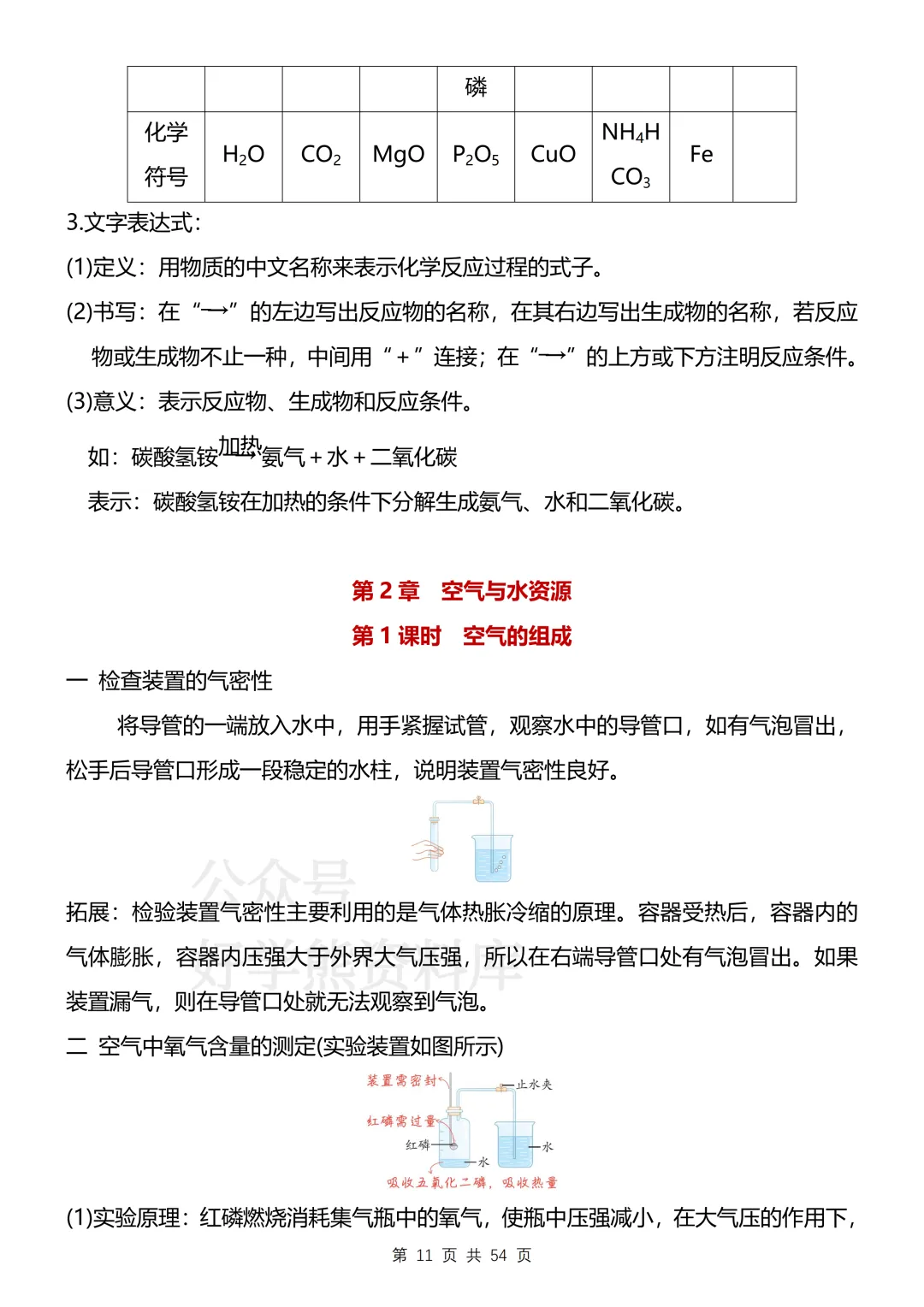 【开学预习】2026沪教版初三九年级上册化学电子课本全册知识点总结-第11张图片-四季读书网