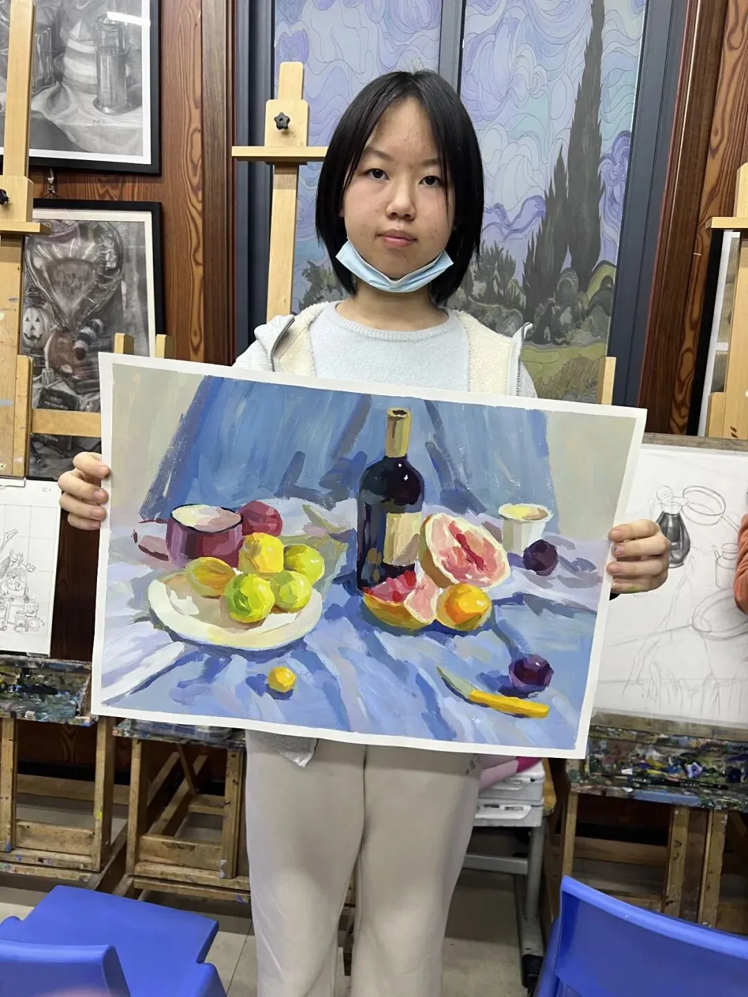 执笔画舍学员展示 袁锐涵 初三学生-第6张图片-四季读书网