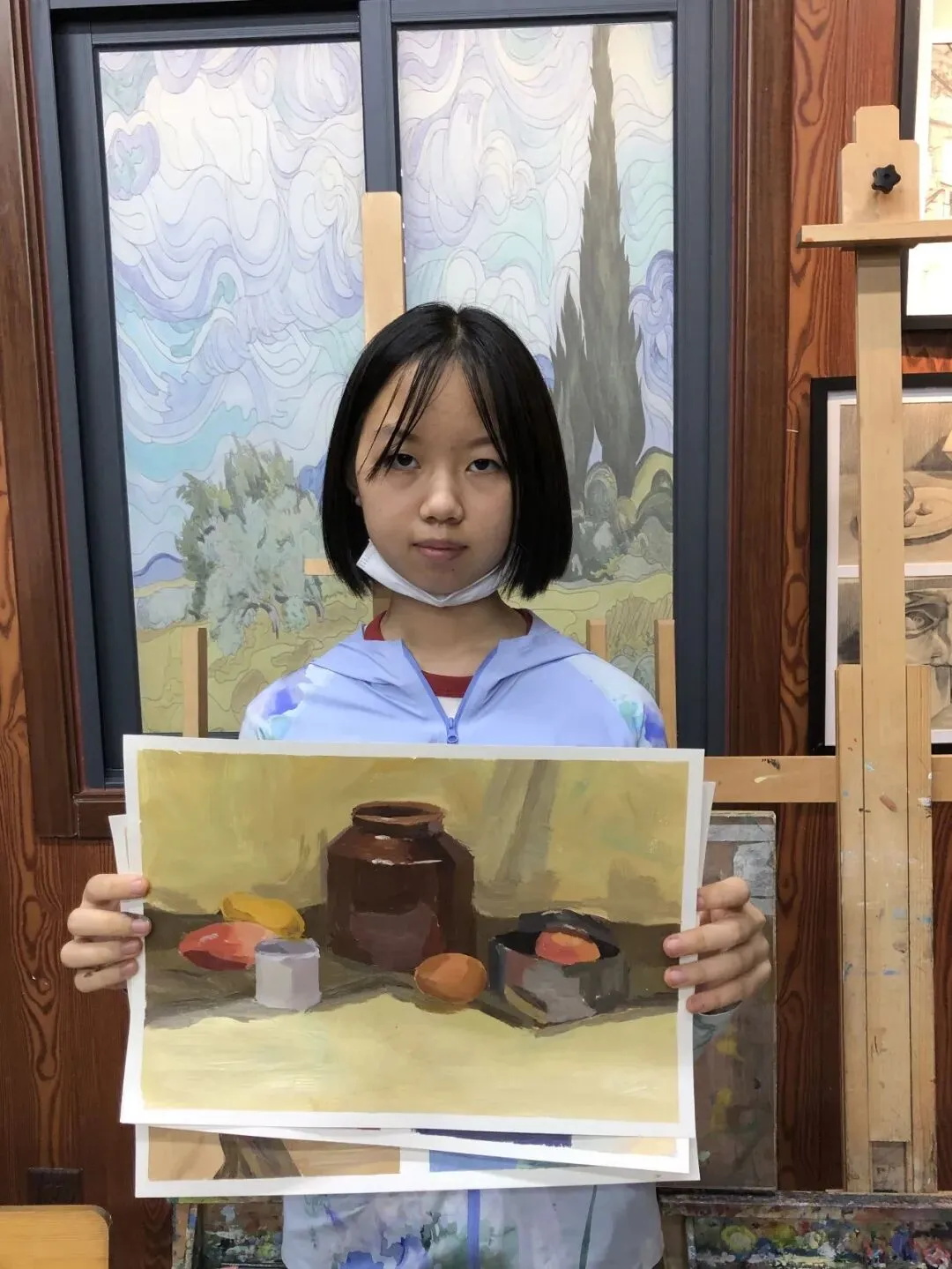 执笔画舍学员展示 袁锐涵 初三学生-第8张图片-四季读书网