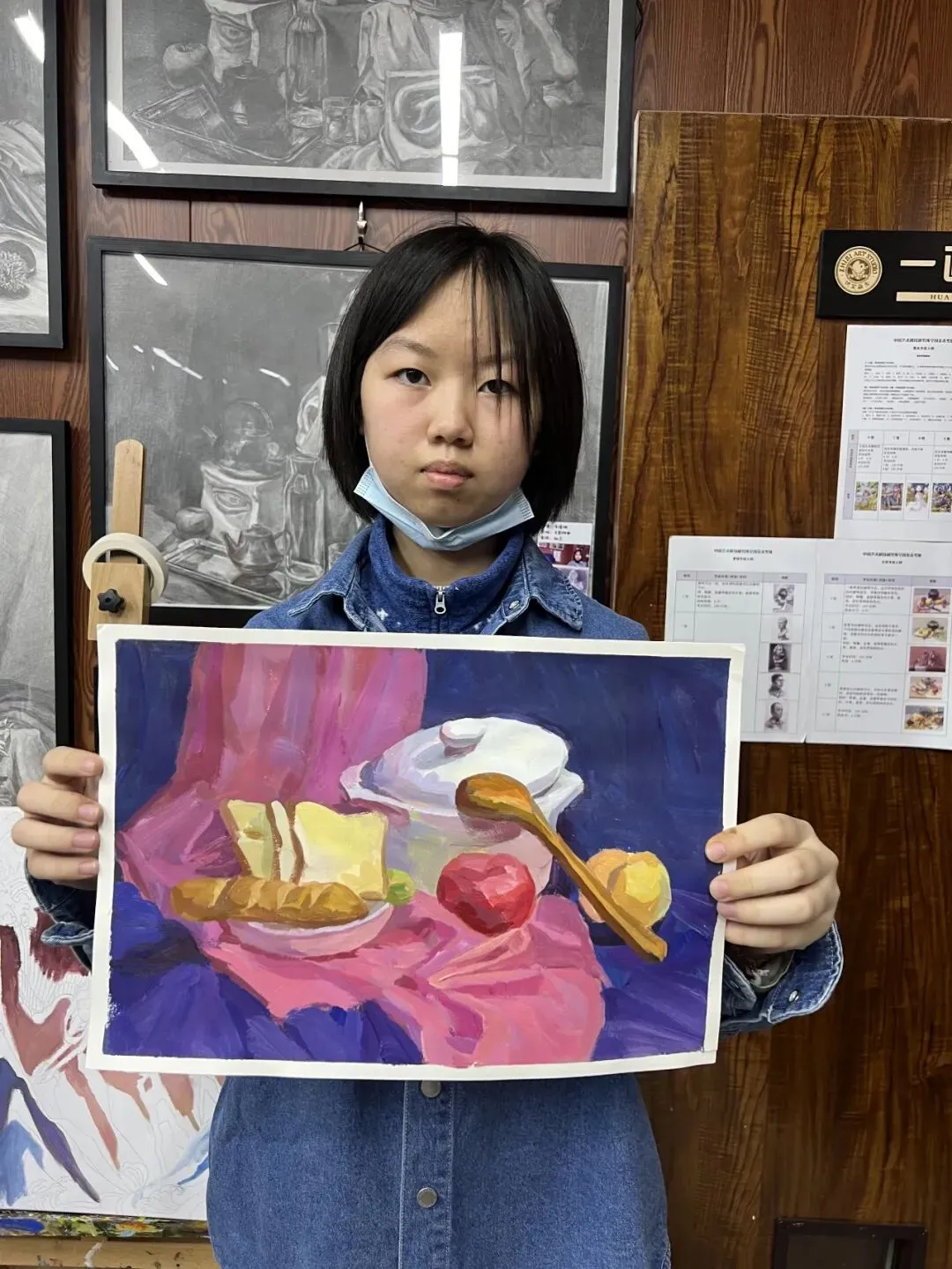 执笔画舍学员展示 袁锐涵 初三学生-第13张图片-四季读书网