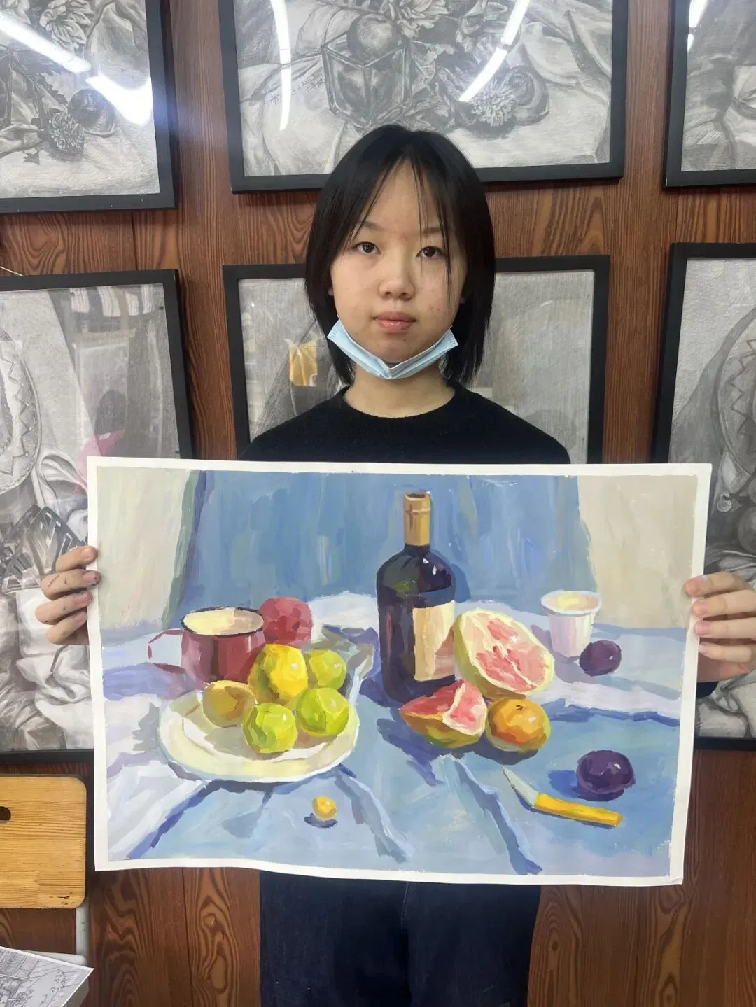 执笔画舍学员展示 袁锐涵 初三学生-第14张图片-四季读书网