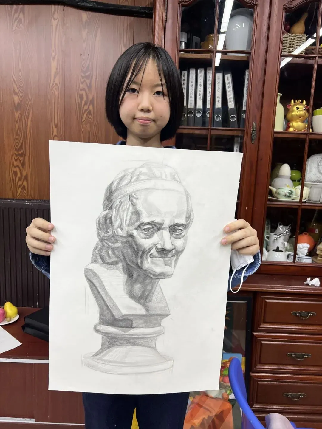 执笔画舍学员展示 袁锐涵 初三学生-第17张图片-四季读书网