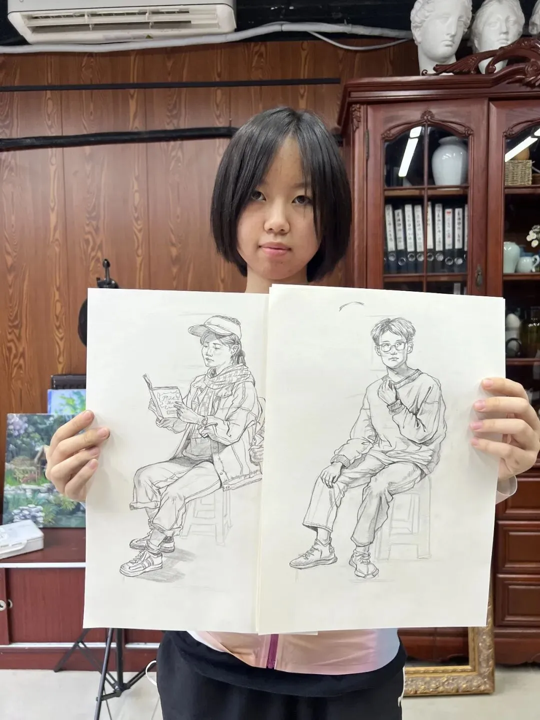 执笔画舍学员展示 袁锐涵 初三学生-第22张图片-四季读书网