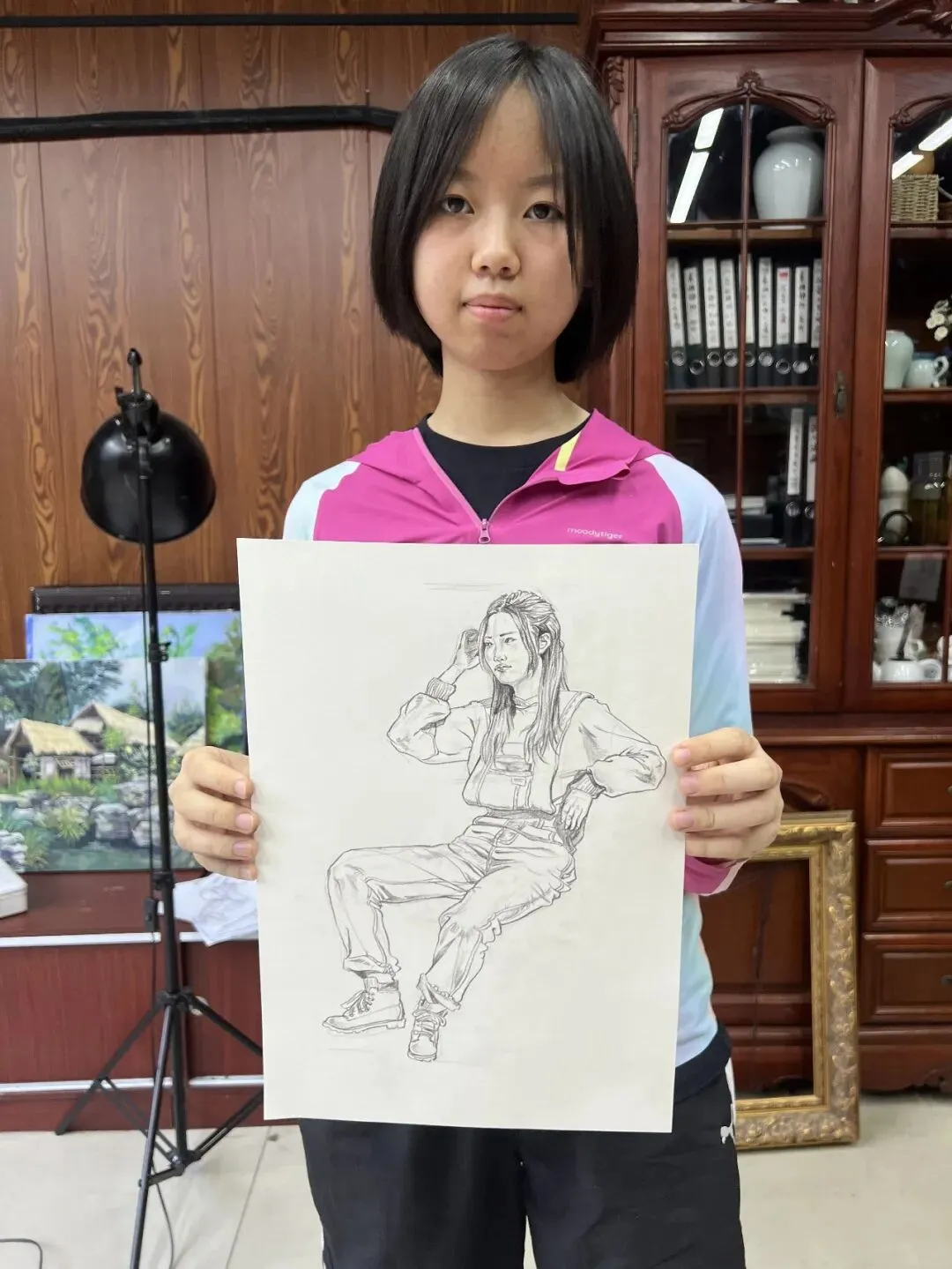 执笔画舍学员展示 袁锐涵 初三学生-第23张图片-四季读书网