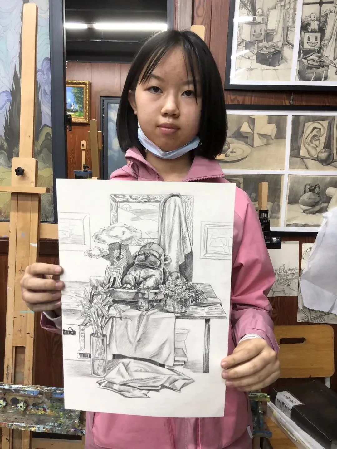执笔画舍学员展示 袁锐涵 初三学生-第26张图片-四季读书网