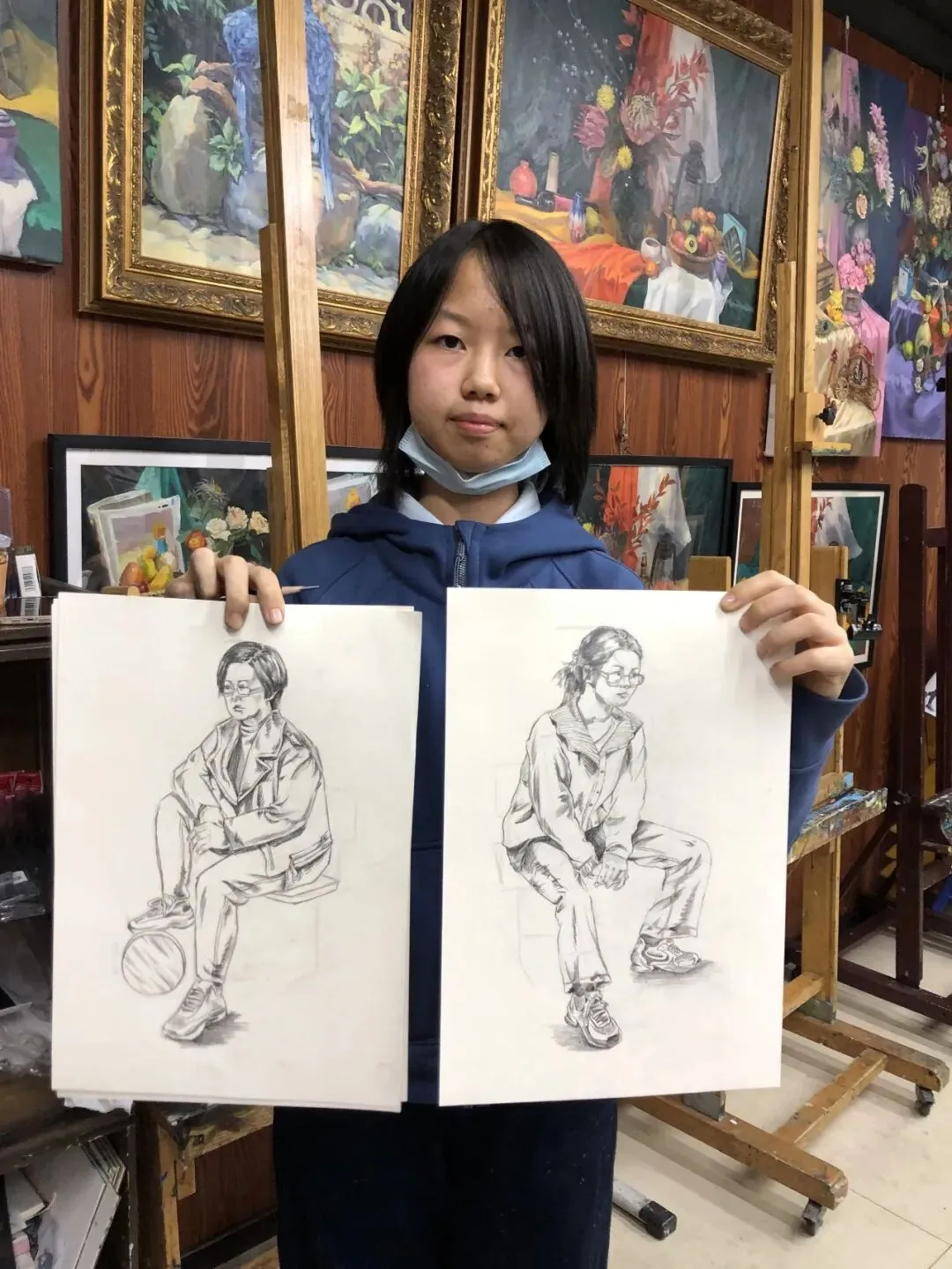 执笔画舍学员展示 袁锐涵 初三学生-第29张图片-四季读书网