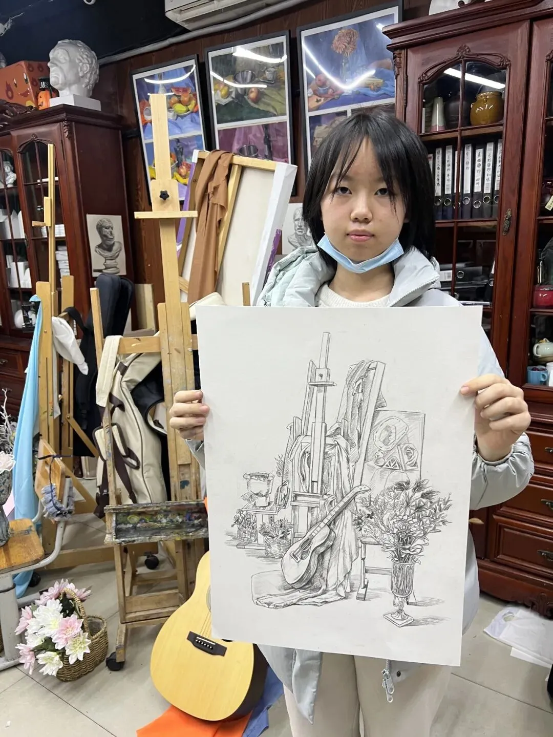 执笔画舍学员展示 袁锐涵 初三学生-第31张图片-四季读书网