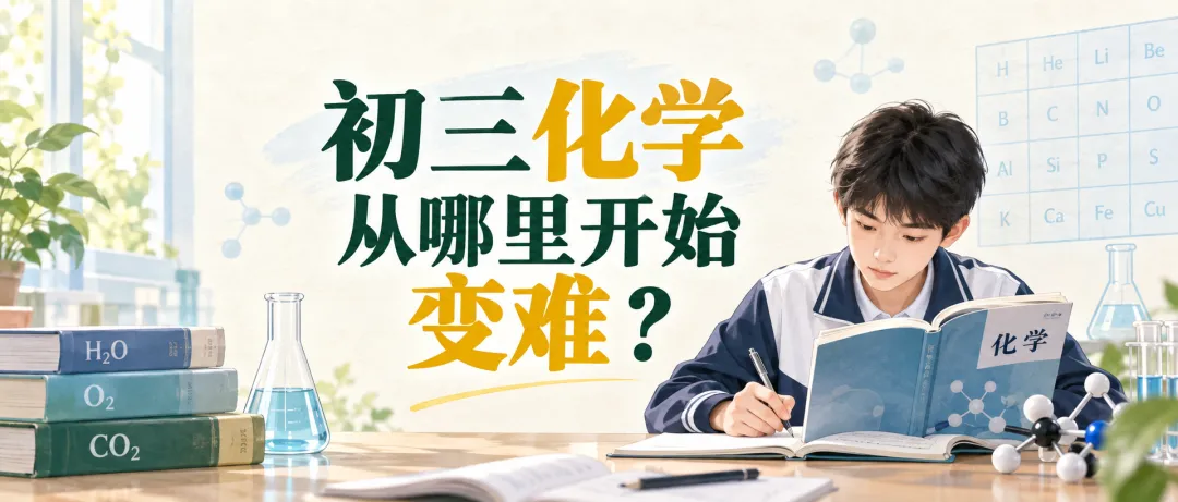 初三第一次化学月考前,家长先看懂这4个学习阶段-第1张图片-四季读书网