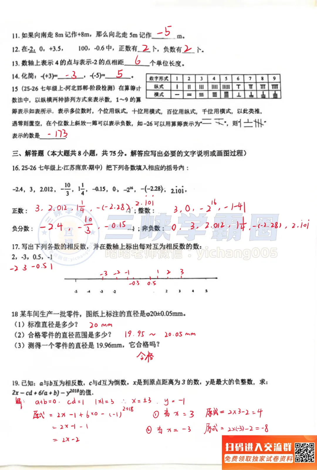 【周测真题】2026秋宜昌五中七年级9.14周测试卷1(独立练习)-第6张图片-四季读书网 【周测真题】2026秋宜昌五中七年级9.14周测试卷1(独立练习)-第6张图片-四季读书网