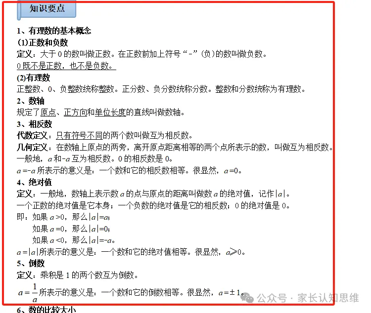 初中数学干货丨中考数学总复习资料,几何知识大全,数学公式大全,数学考点---可打印-第3张图片-四季读书网