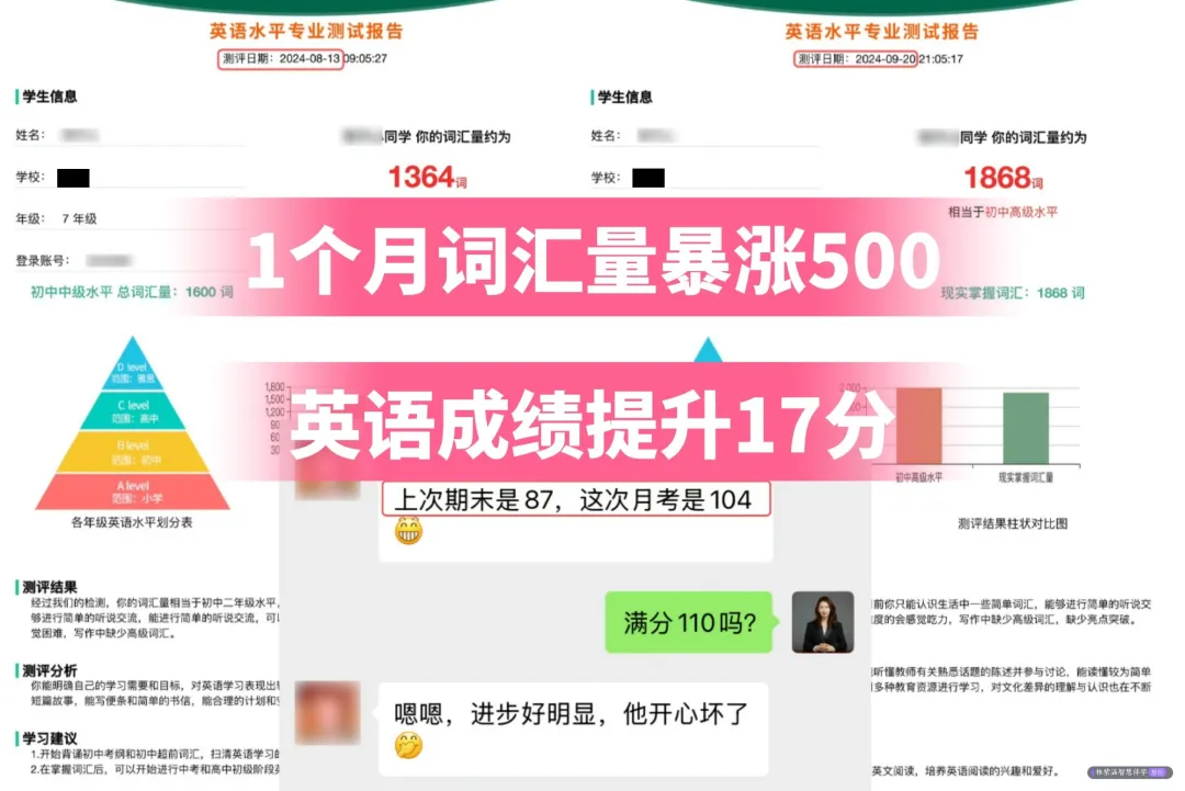 初一英语从84到108,仅用2个月的时间,这个3步英语提分法,所有初中生都可用-第2张图片-四季读书网 初一英语从84到108,仅用2个月的时间,这个3步英语提分法,所有初中生都可用-第2张图片-四季读书网
