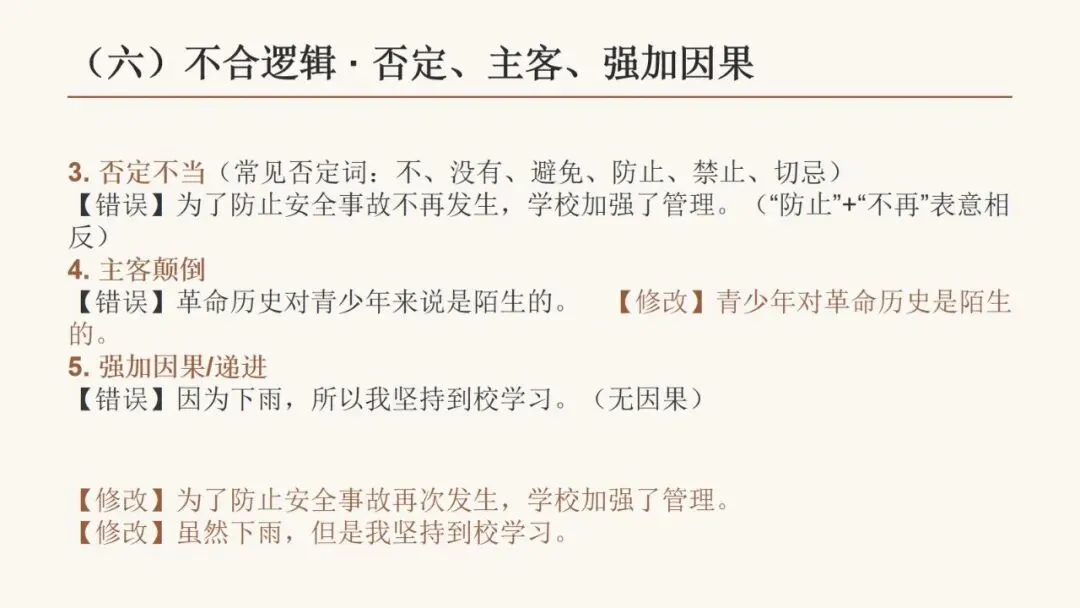 2027届高考语言文字运用之 修改病句基础拔高 动画已设,方便教学-第17张图片-四季读书网