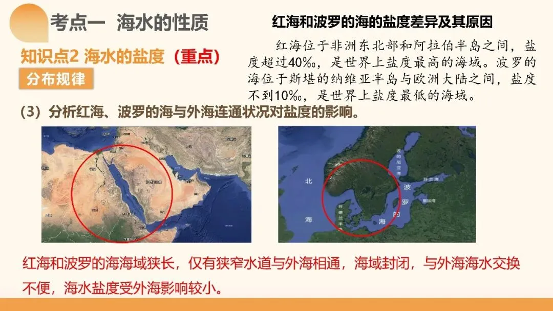 2027年高考地理一轮复习第11讲 海水的性质和海水的运动(课件)(新教材新)海水运动不是“背洋流”,真正要掌握的是背后的逻辑-第10张图片-四季读书网