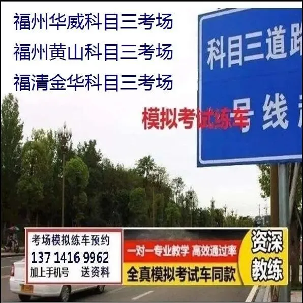 福州福清金华科目三考场考试视频详细讲解模拟练车路线图教学攻略-第6张图片-四季读书网