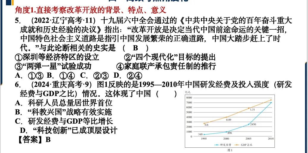 真题角度分类|改革开放时期-第7张图片-四季读书网 真题角度分类|改革开放时期-第7张图片-四季读书网