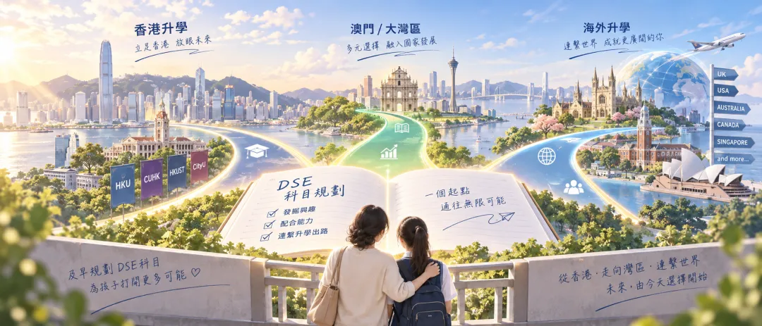 初二初三就该铺路了!DSE选科这扇窗,错过要等一整届-第3张图片-四季读书网 初二初三就该铺路了!DSE选科这扇窗,错过要等一整届-第3张图片-四季读书网