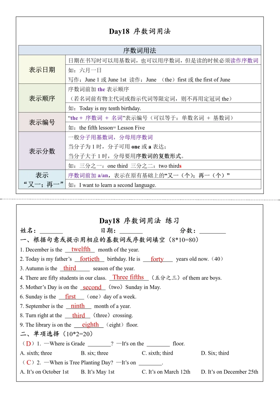 初一英语语法知识点总结归纳-第18张图片-四季读书网 初一英语语法知识点总结归纳-第18张图片-四季读书网