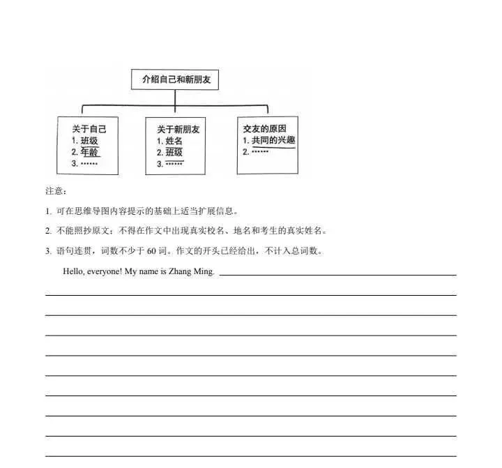 新七年级英语上册 Unit 1单元检测试卷(Ⅱ),全册免费下载-第6张图片-四季读书网