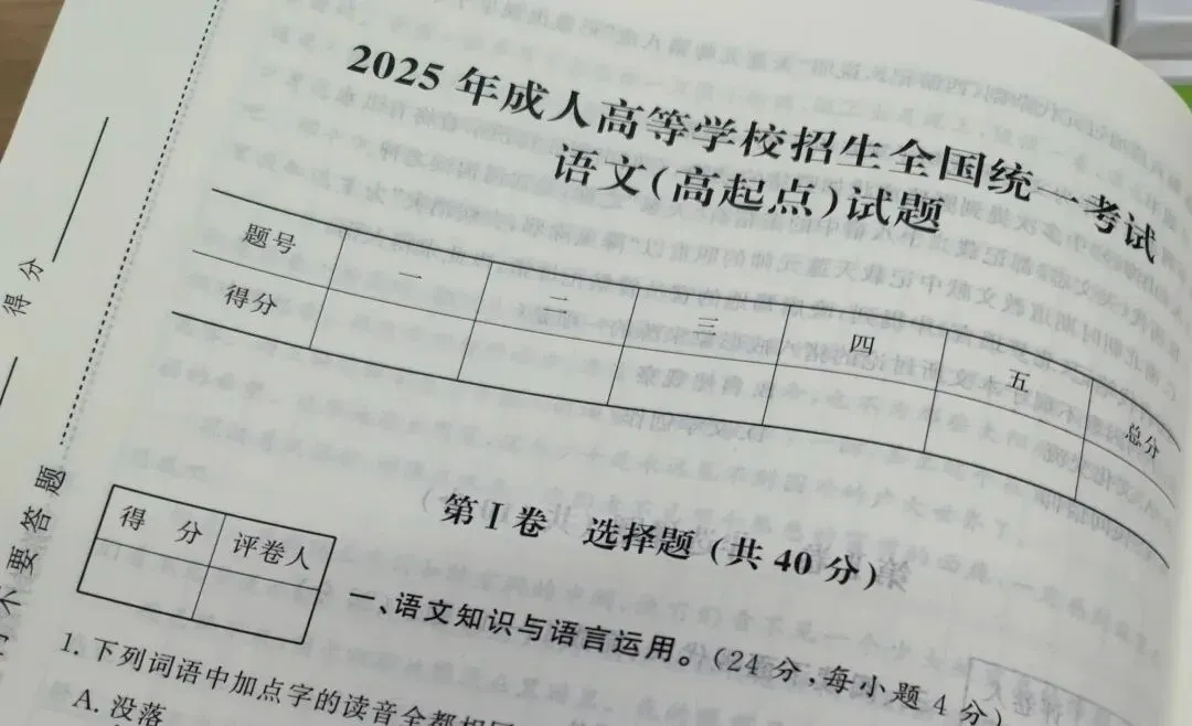 2026年成人高考高起点《语文》拿分关键|考试大纲+题型占比+精华考点-第1张图片-四季读书网 2026年成人高考高起点《语文》拿分关键|考试大纲+题型占比+精华考点-第1张图片-四季读书网