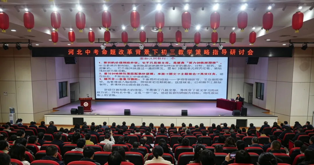 中考命题改革研讨会:全市500名初三教师齐聚恒一-第7张图片-四季读书网 中考命题改革研讨会:全市500名初三教师齐聚恒一-第7张图片-四季读书网