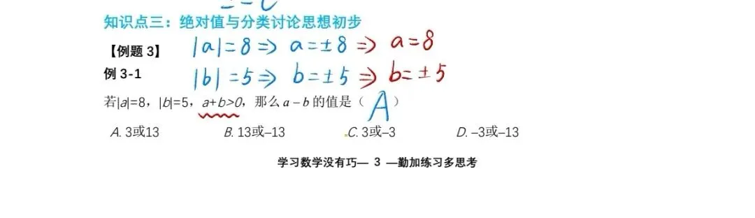 初一秋季第1讲:绝对值化简求值进阶,搞定初一上册重难点!-第5张图片-四季读书网
