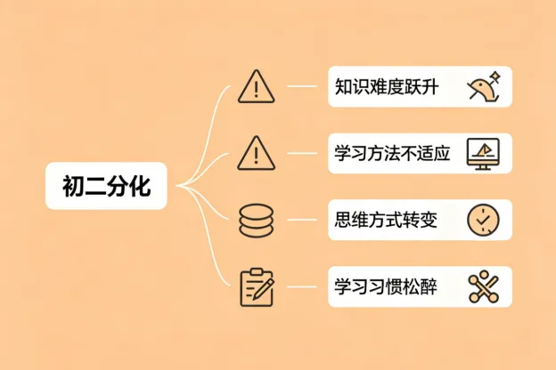 初二数学分化期:为什么成绩会突然下滑?如何避免被拉开差距-第1张图片-四季读书网 初二数学分化期:为什么成绩会突然下滑?如何避免被拉开差距-第1张图片-四季读书网