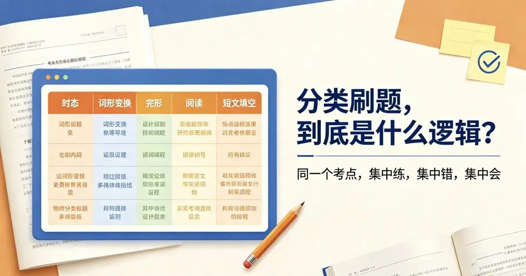 初三英语刷题,别盲目刷套卷|用好分类真题,基础薄弱也能稳步提分-第3张图片-四季读书网 初三英语刷题,别盲目刷套卷|用好分类真题,基础薄弱也能稳步提分-第3张图片-四季读书网