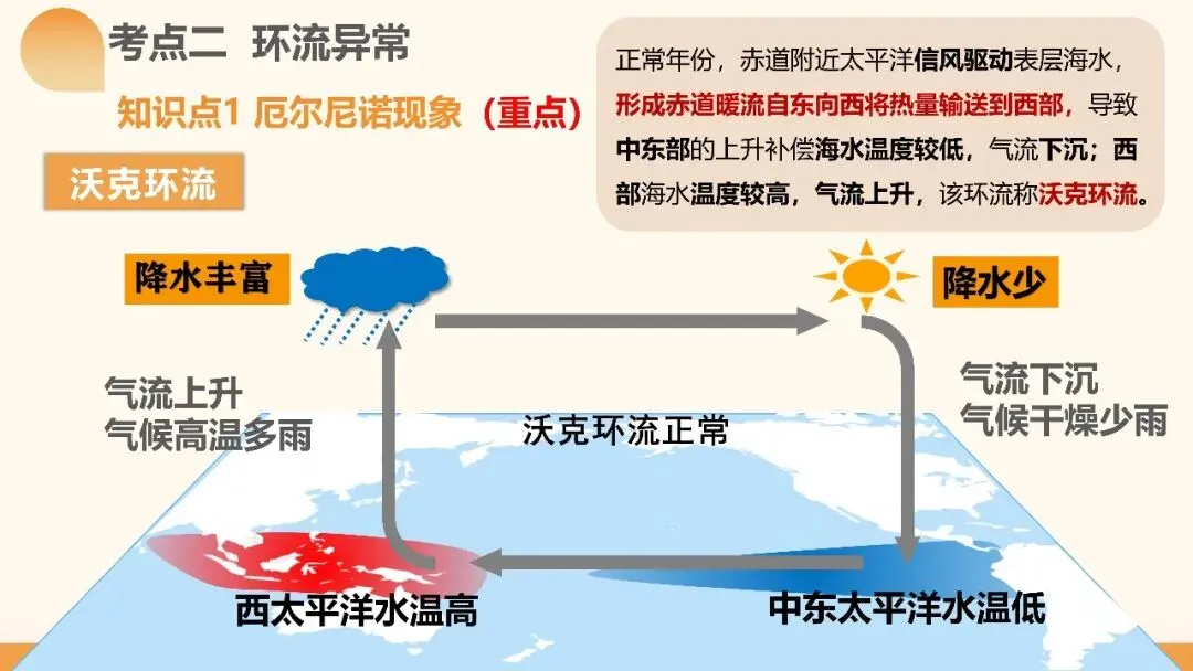 2027年高考地理一轮复习第12讲 海气相互作用和环流异常(课件)(新教材新)海气相互作用最易踩的坑:背完所有结论,还是不会推-第12张图片-四季读书网