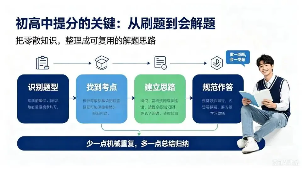 中高考提分真相:刷题上万不如掌握一套解题思维-第2张图片-四季读书网 中高考提分真相:刷题上万不如掌握一套解题思维-第2张图片-四季读书网