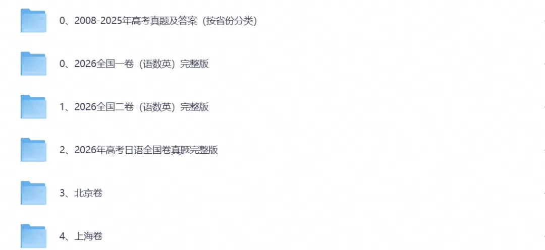 高考真题丨2026年福建高考各科真题试卷及答案(完整版)!含历年及答案-第1张图片-四季读书网