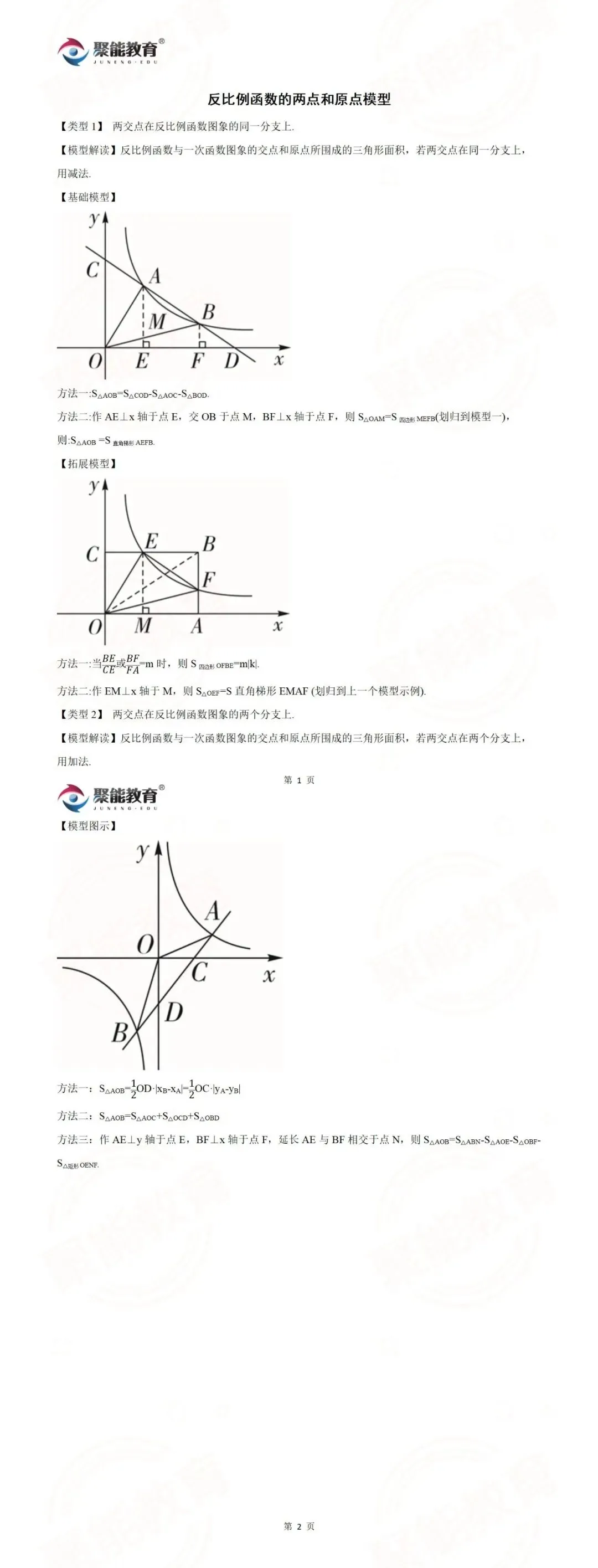 【聚能教育】备战2027中考数学反比例函数专题6-1-第1张图片-四季读书网 【聚能教育】备战2027中考数学反比例函数专题6-1-第1张图片-四季读书网