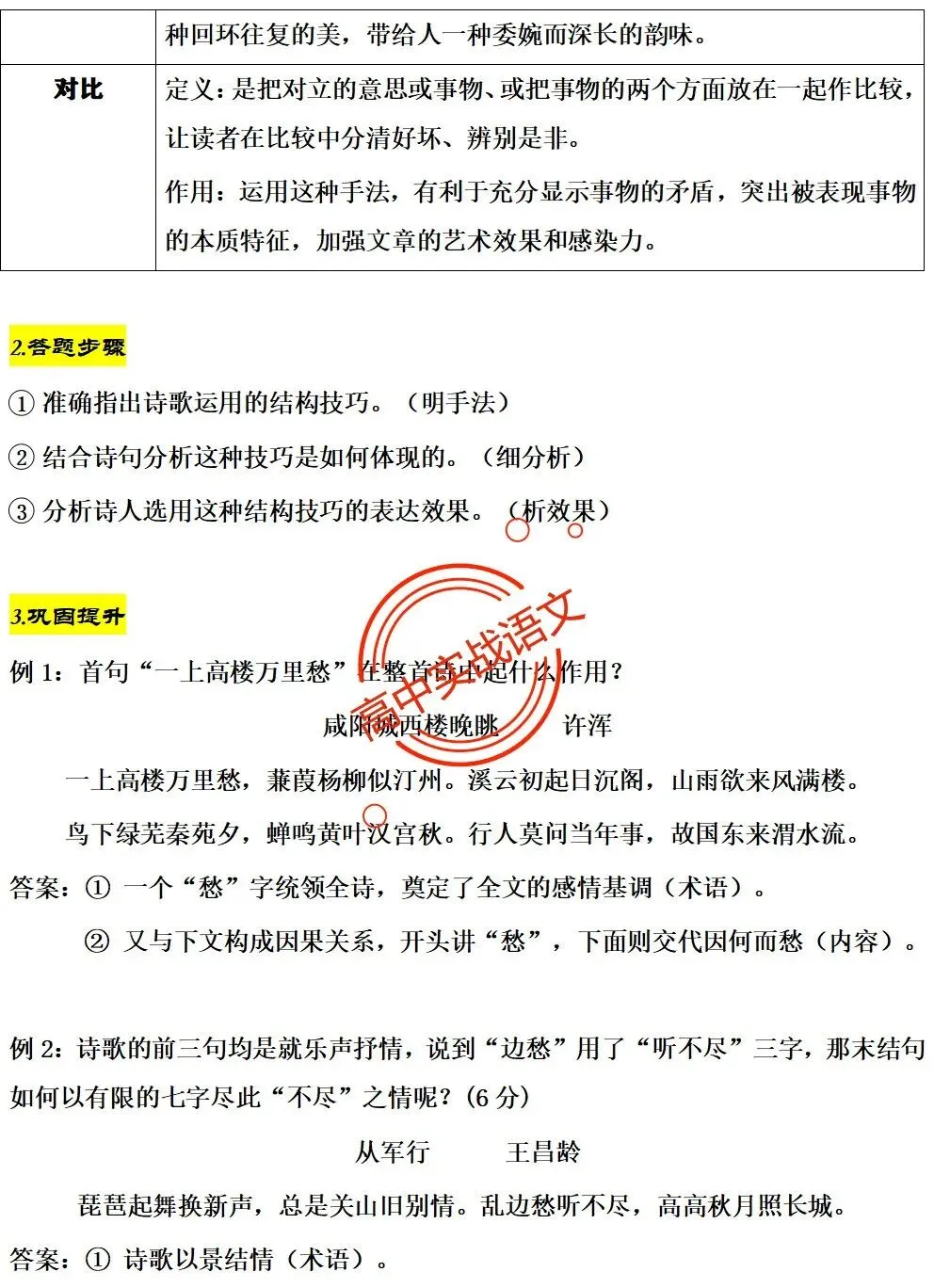 【三层解码】【真题+教材+考点】古诗鉴赏【7年古诗真题+教材内古诗】表格梳理+【11大古诗考点+近年】详细解析-第64张图片-四季读书网 【三层解码】【真题+教材+考点】古诗鉴赏【7年古诗真题+教材内古诗】表格梳理+【11大古诗考点+近年】详细解析-第64张图片-四季读书网