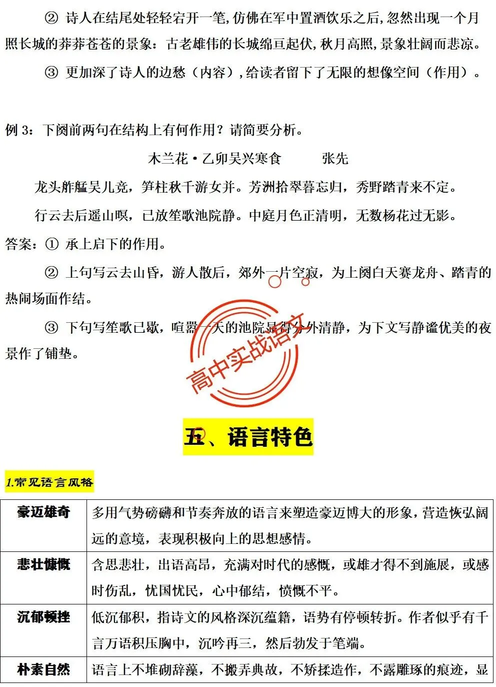 【三层解码】【真题+教材+考点】古诗鉴赏【7年古诗真题+教材内古诗】表格梳理+【11大古诗考点+近年】详细解析-第65张图片-四季读书网 【三层解码】【真题+教材+考点】古诗鉴赏【7年古诗真题+教材内古诗】表格梳理+【11大古诗考点+近年】详细解析-第65张图片-四季读书网