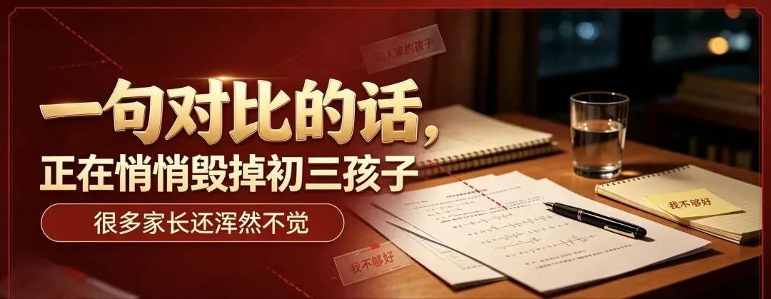 一句对比的话,正在悄悄毁掉初三的孩子——很多家长还浑然不觉-第1张图片-四季读书网 一句对比的话,正在悄悄毁掉初三的孩子——很多家长还浑然不觉-第1张图片-四季读书网