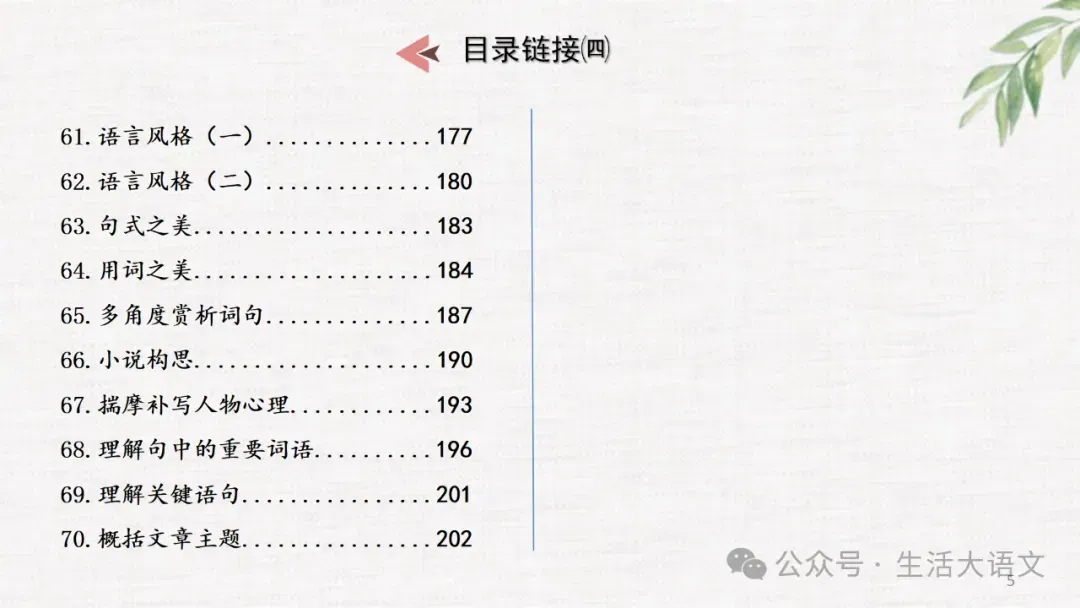 中考语文:记叙文阅读知识点思维导图(PPT)-第5张图片-四季读书网