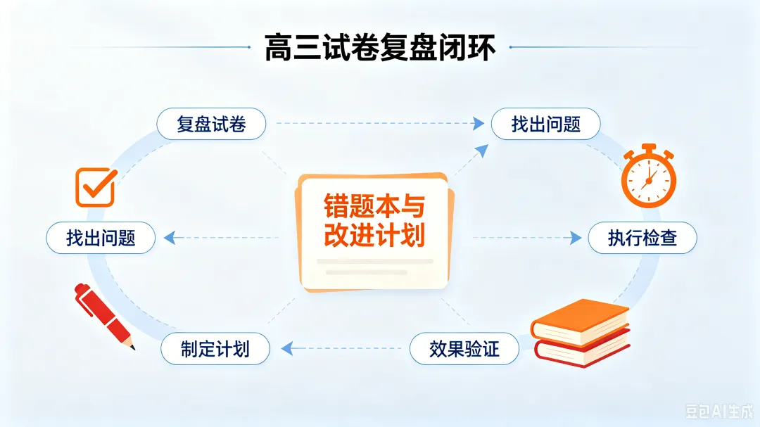 考完试就扔卷子?高三家长一定要陪孩子做好试卷复盘-第5张图片-四季读书网