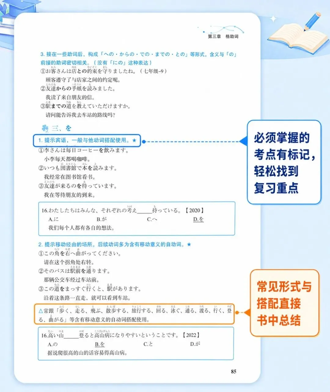 全新改版|《新课标・高考日语语法全解》一本书搞定高三语法复习-第6张图片-四季读书网