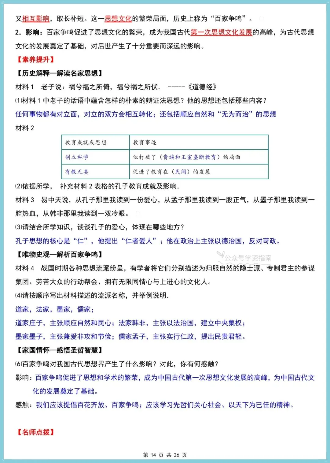 初一历史|2026七年级上册历史知识单元知识清单速记梳理,可打印背诵-第12张图片-四季读书网 初一历史|2026七年级上册历史知识单元知识清单速记梳理,可打印背诵-第12张图片-四季读书网